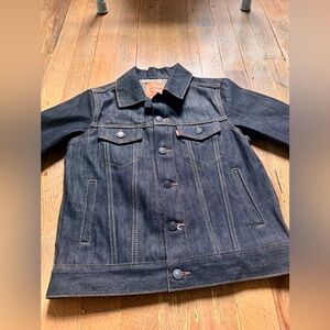 Levi's Trucker Jacket Size Small Dark Wash Denim